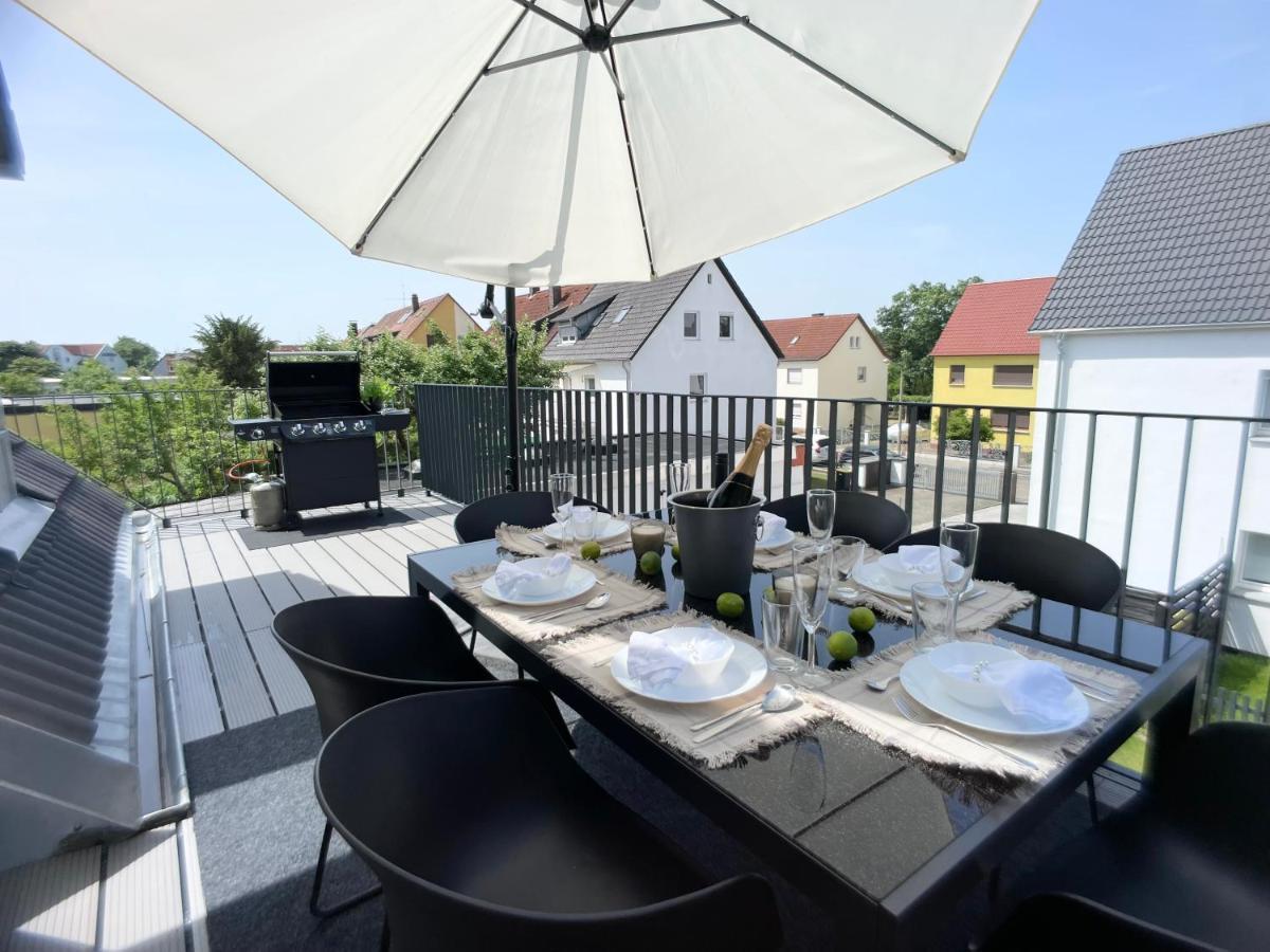 M-Style 04 Apartment Mit Balkon Und Gasgrill, 24H Self-Check-In, Free Parking, Netflix Norymberga Zewnętrze zdjęcie